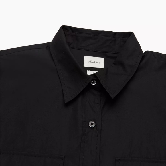 Aritzia Wilfred cotton poplin button showtime shirt - Picture 8 of 8
